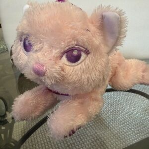 Authentic Disney Store Aristocats Marie Kitten 14” Plush Pink Cat Pink Bow Rare!